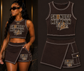 Shonuff Melanin Vibe skort set